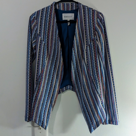 BCBGeneration Jackets & Blazers - BCBGeneration | Multicolor Stretchy Open Blazer Jacket Size XS